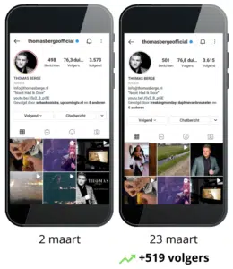 Thomas Berge Instagram Groeien